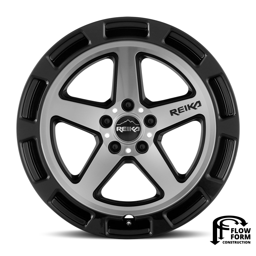 Nesh Rims R20 Reika R20 Teton Black Machined Face – Jspec Wheels