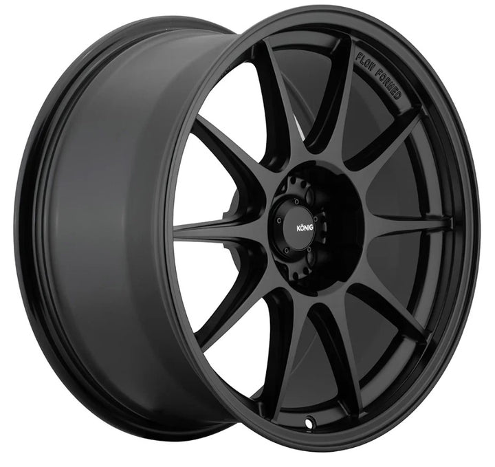 Konig Dekagram 17x8 +40 5x114.3 73.1CB - Semi-Matte Black