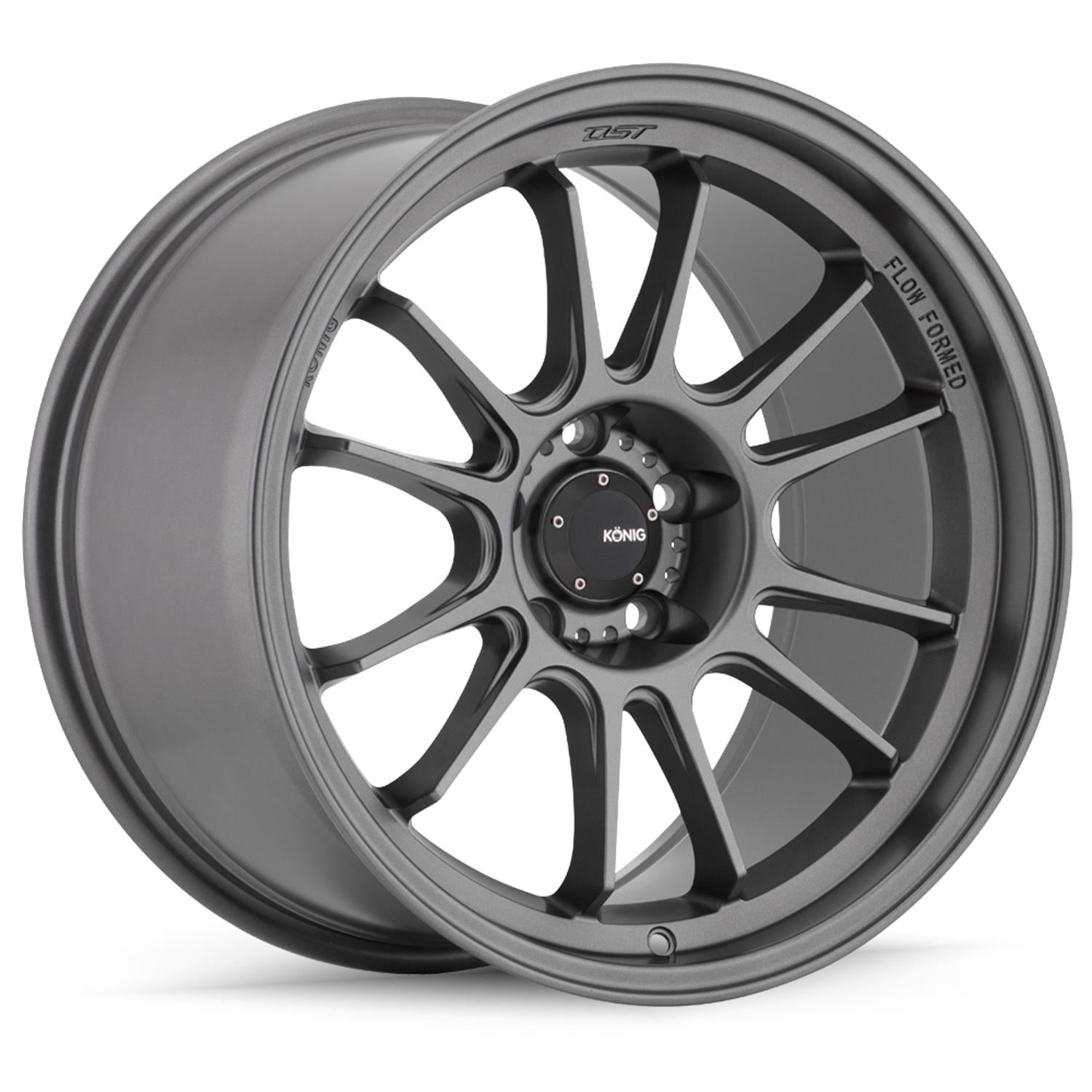 Konig Hypergram 18x8.5 +35 5x114.3 73.1CB - Matte Grey – Jspec Wheels