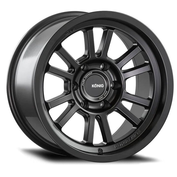 Konig HT1 Hyper Trail 17X9 -12 5X127 71.5CB - Matte Black