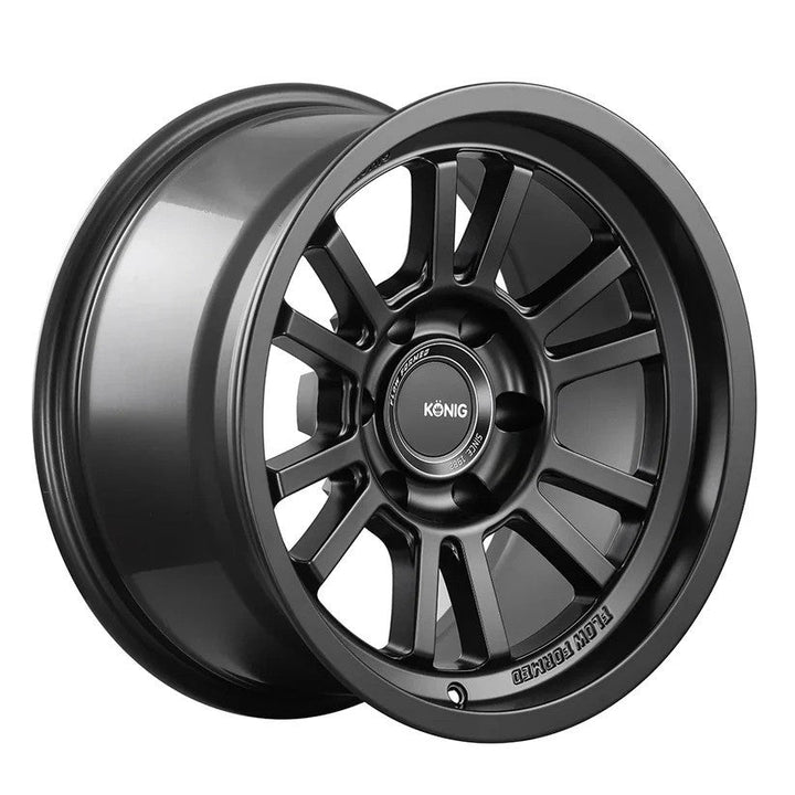 Konig HT1 Hyper Trail 17X9 -12 5X127 71.5CB - Matte Black