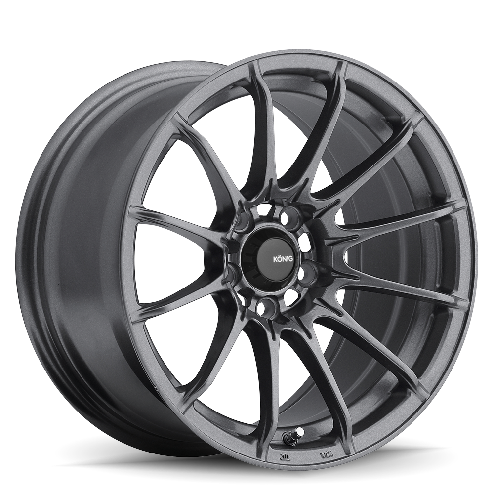 Konig Dial In 15X7 +35 4X100 73.1CB - Matte Gray