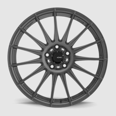 Konig Rennform 17x8 +45 5x112 66.56CB - Matte Grey