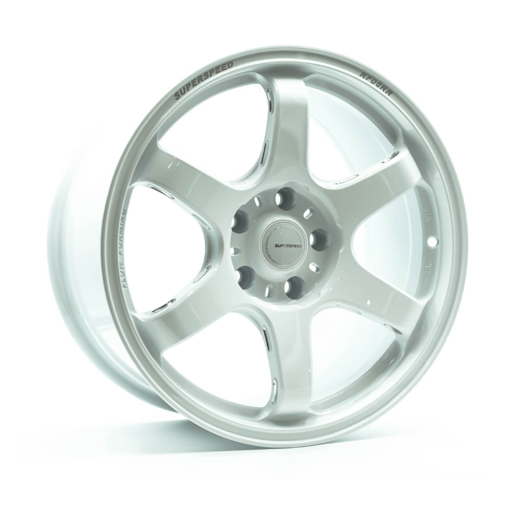 SuperSpeed RF06RR 18x8.5 +40 5x114.3 73.1CB Face 1 - Speed White