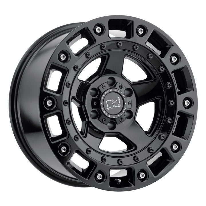 Black Rhino Cinco Gloss Black w/ Stainless Bolts