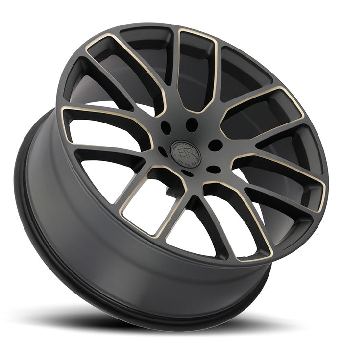 Black Rhino Kunene Matte Black w/ Dark Tint Milled Spokes