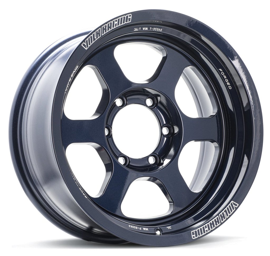 Volk Racing TE37XT M-Spec 17x8.5 -10 6x139.7 - Mag Blue