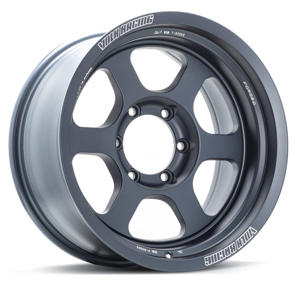 Volk Racing TE37XT M-Spec 17x8.5 -10 6x139.7 - Matte Blue Gunmetal