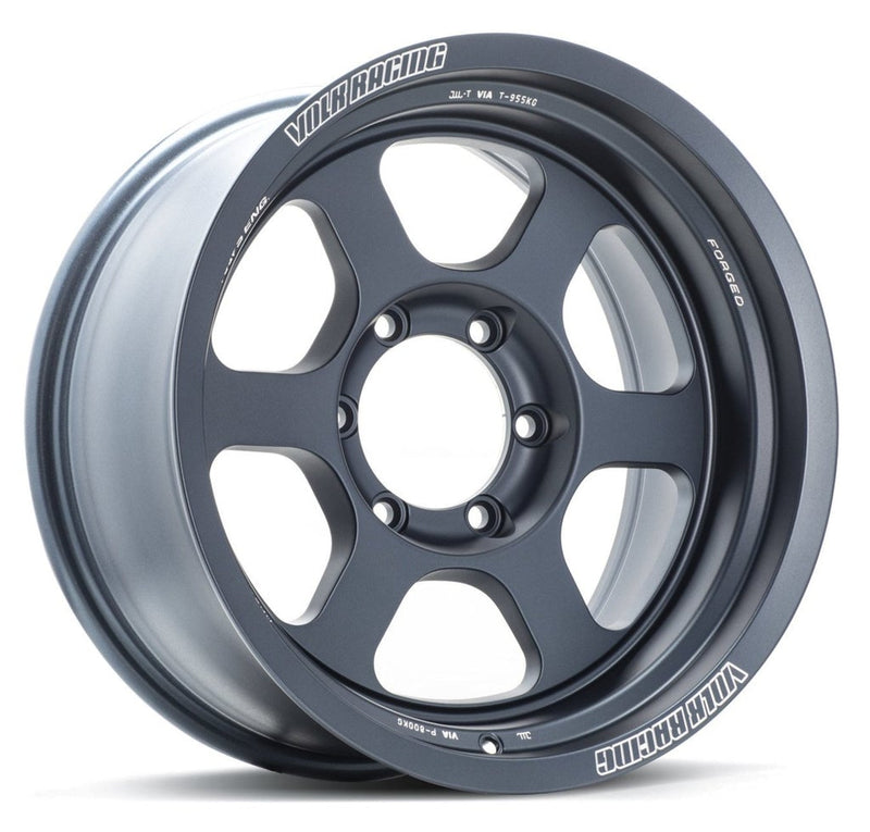 Volk Racing TE37XT M-Spec 17x8.5 -10 6x139.7 - Matte Blue Gunmetal