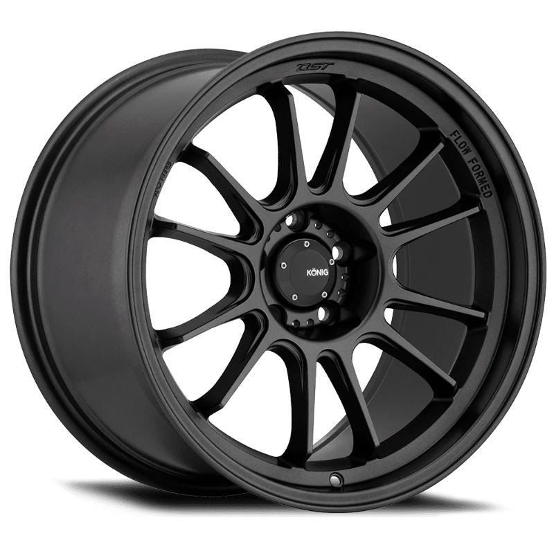 Konig Hypergram 17x10 +43 4x100 73.1CB - Matte Black