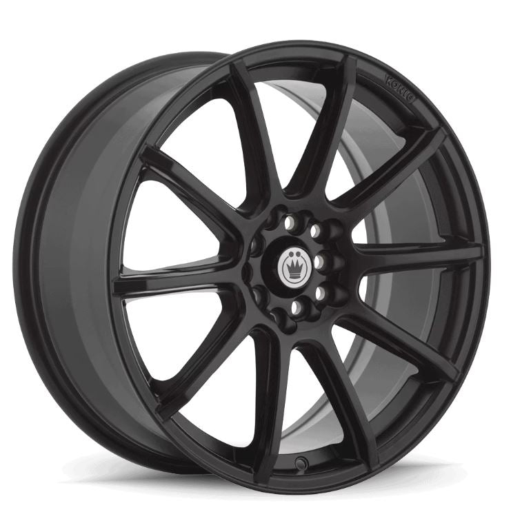 Konig Control 18x8 +45 5x100/5x114.3 - Matte Black